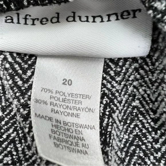 Alfred Dunner Pull-On Herringbone Pants Sizev20 - Picture 5 of 7